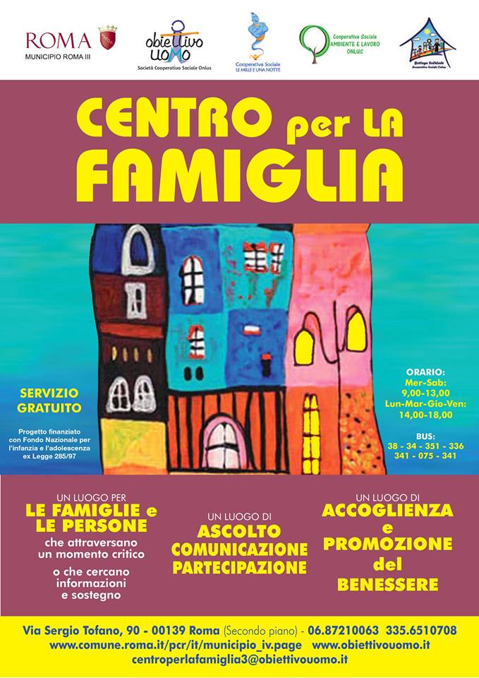 Centro Per La Famiglia Cooperativa Sociale Ambiente E Lavoro